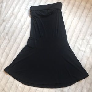 Guess black LBD strapless dress, size small.